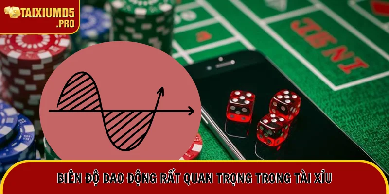 Biên độ dao động tài xỉu là yếu tố quan trọng