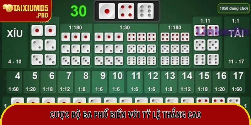 Cược theo bộ ba hiệu quả nhất